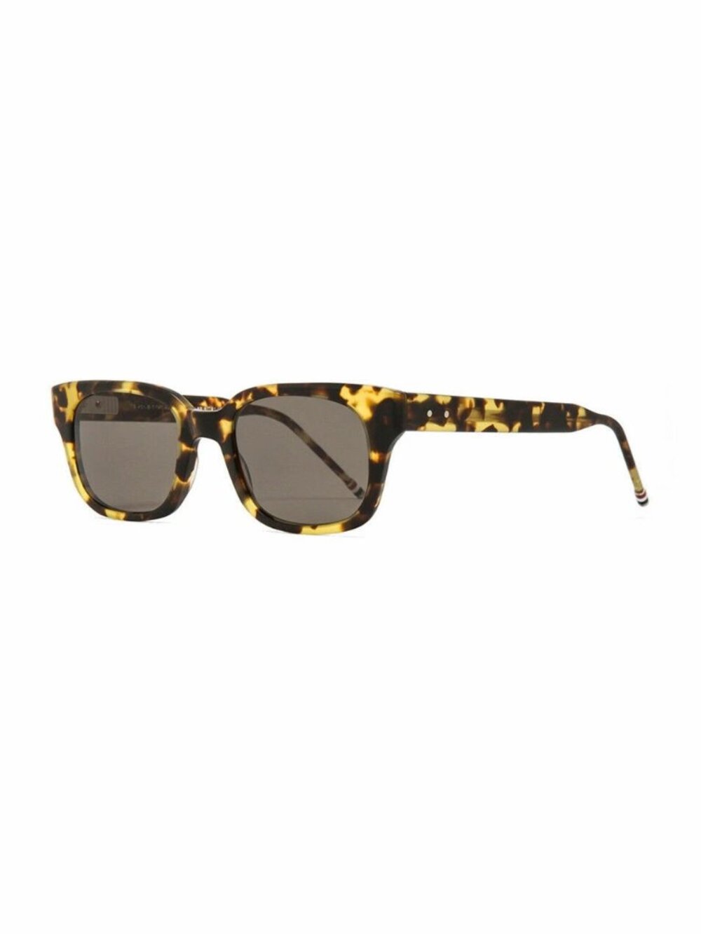 Thom Browne Thick Rectangle Frame Sunglasses MATTE Tokyo TorToise Camouflage